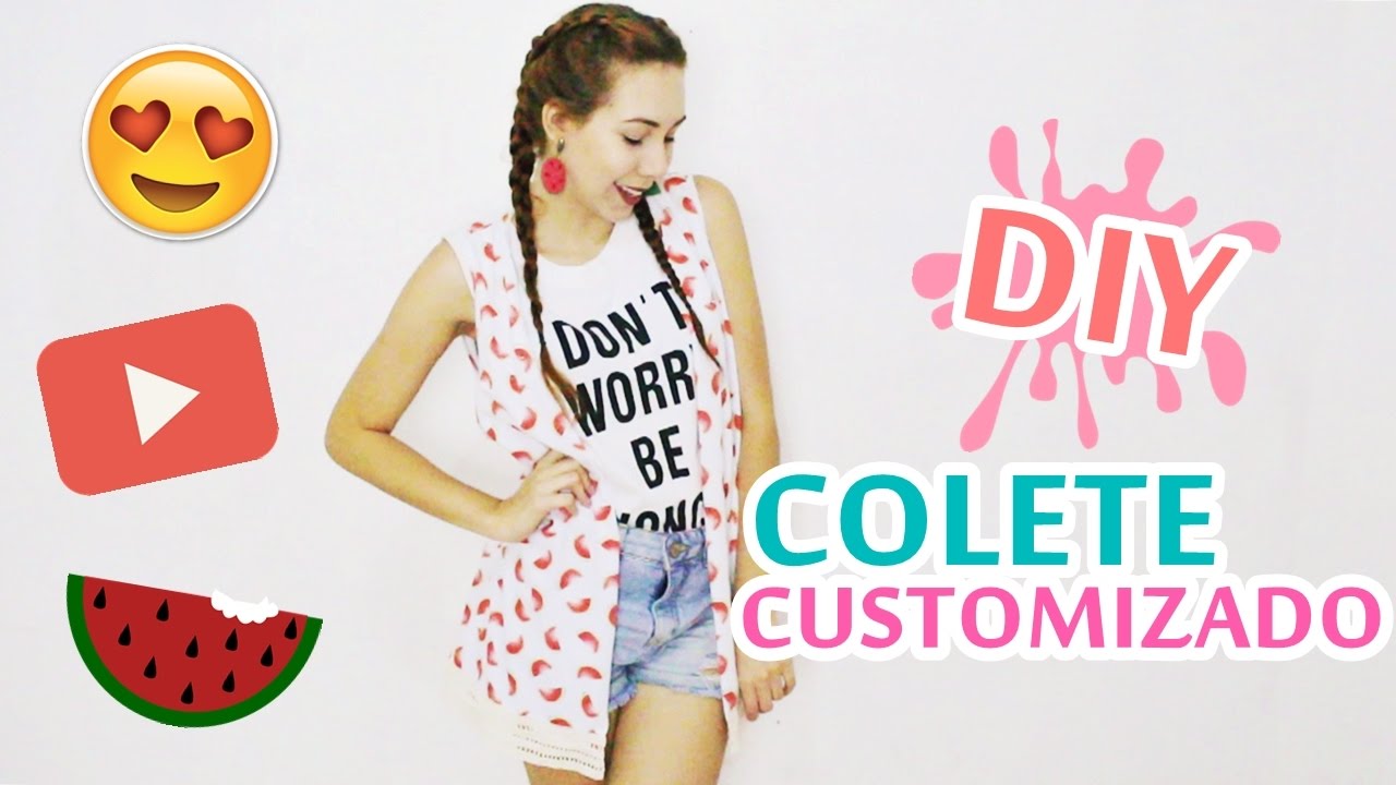 DIY COLETE USANDO CAMISETA (F&Aacute;CIL) #eicustomizei