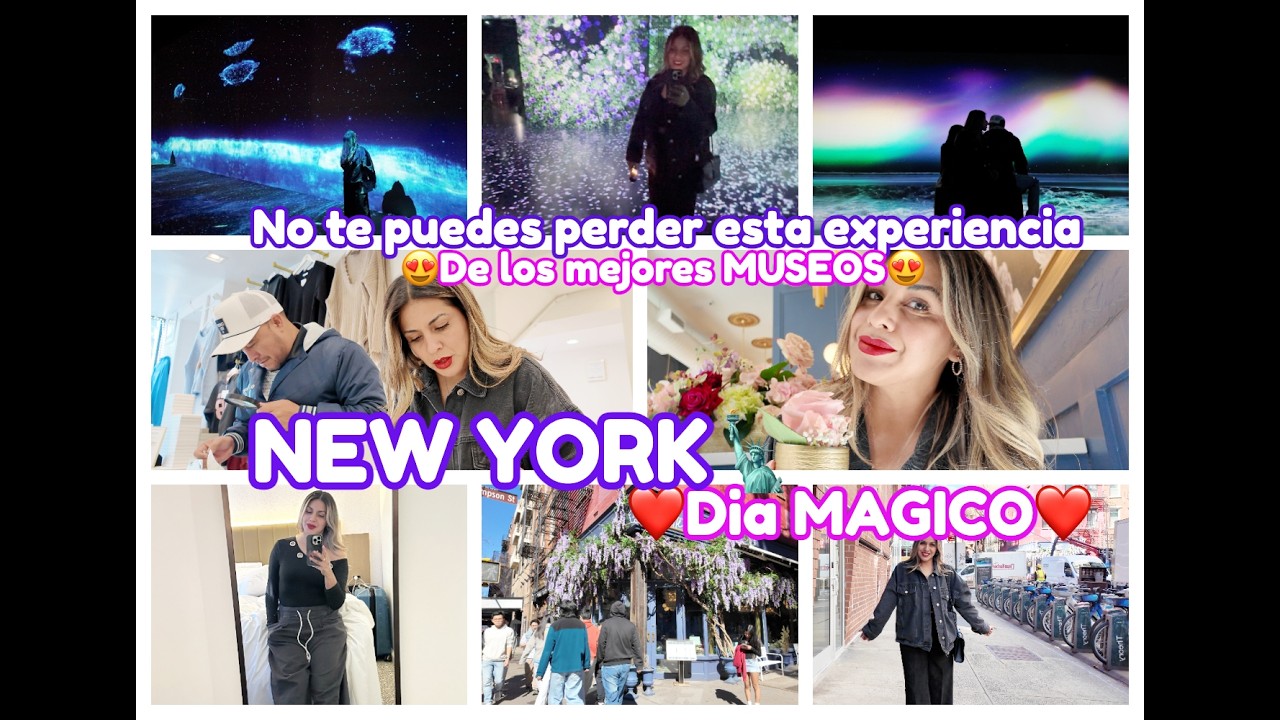 🗽NEW YORK🗽 MUSEO que em puso la PIEL CHINITA🥲 Hicimos las PULCERAS VIRALES + Restaurante CUTE ❤️
