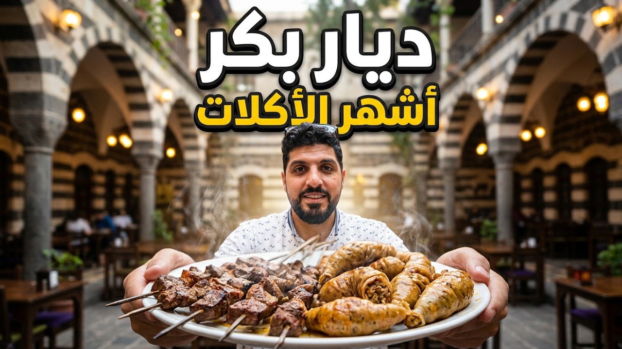 جولة الأكل الشعبي في تركيا ديار بكر وأشهر الأكلات فيها مع الاسعار