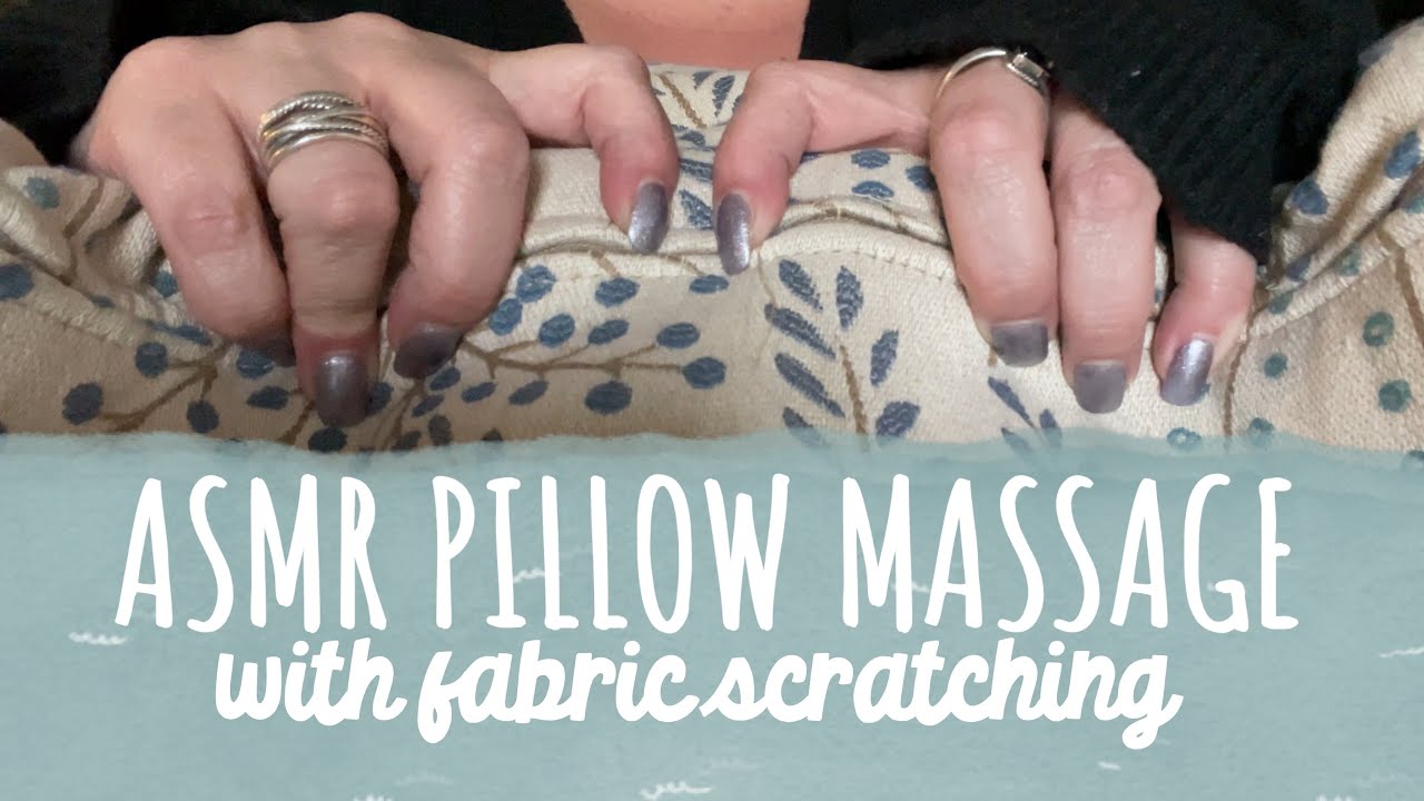 ASMR Pillow (Back!) Massage with Pillow (Back!) Scratching & Rubbing (NO TALKING)