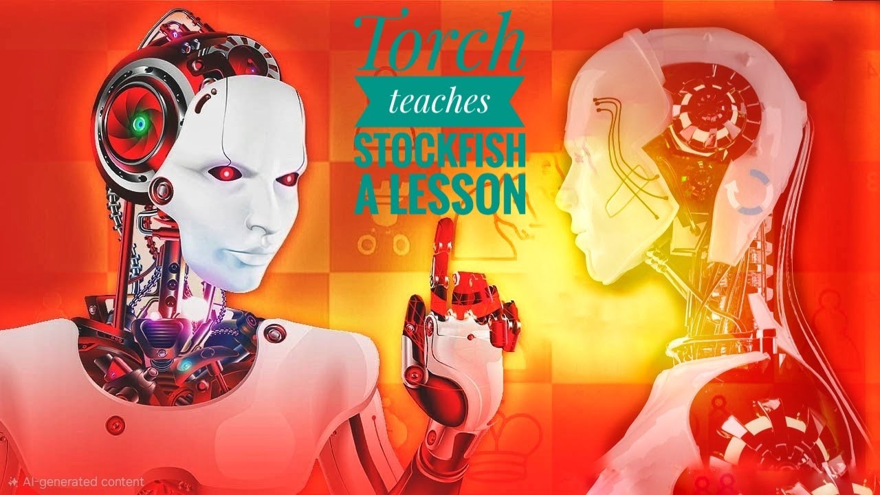 Torch teaches The Mighty Stockfish a lesson.