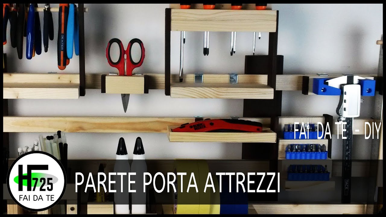 FAI DA TE - Parete porta attrezzi modulare su banco da lavoro