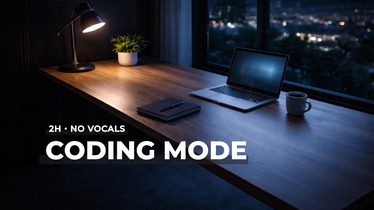 Deep Work for Coding — Focus Music (2 Hours, No Vocals)