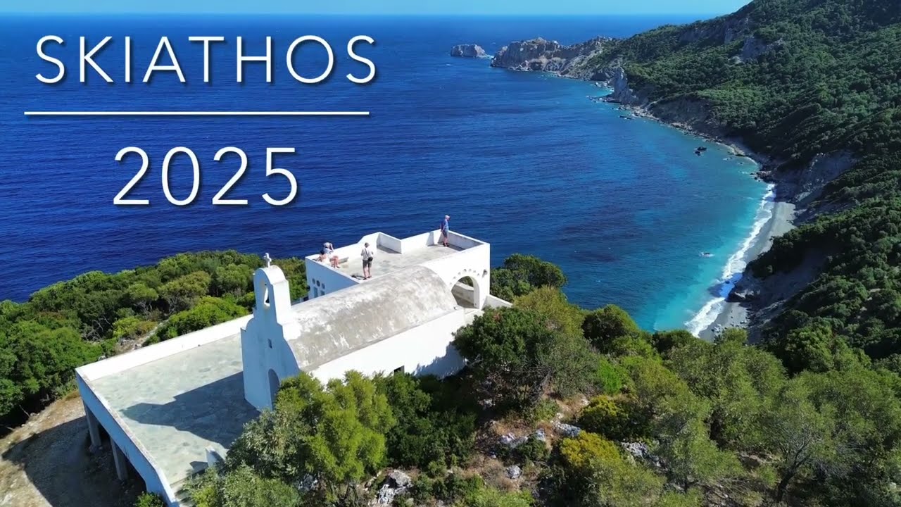 Skiathos from the air 2025 🇬🇷 