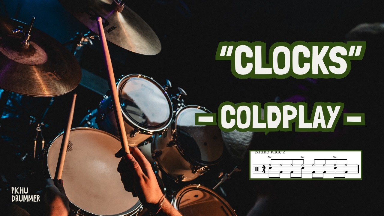 🥁CLOCKS - Coldplay (DRUM COVER) BATERÍA