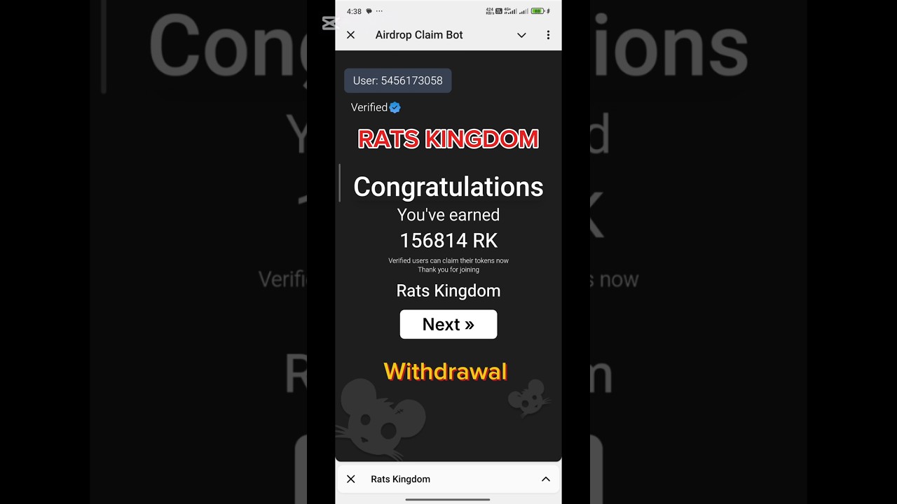 Rats Kingdom Airdrop Withdrawal | Instant $RK Token Claim Guide (Step-by-Step) | New Update 🔥