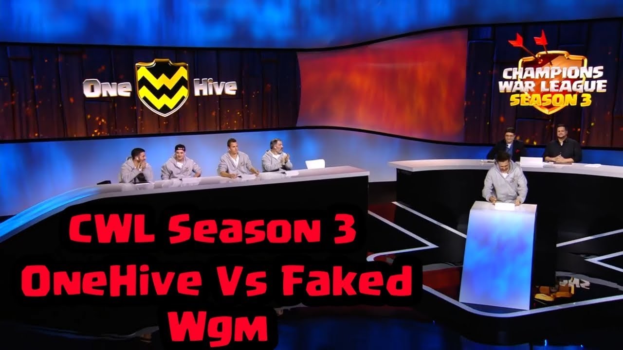 OneHive Vs Faked Wgm FINAL WAR- CWL SEASON 3 || Clash of clans