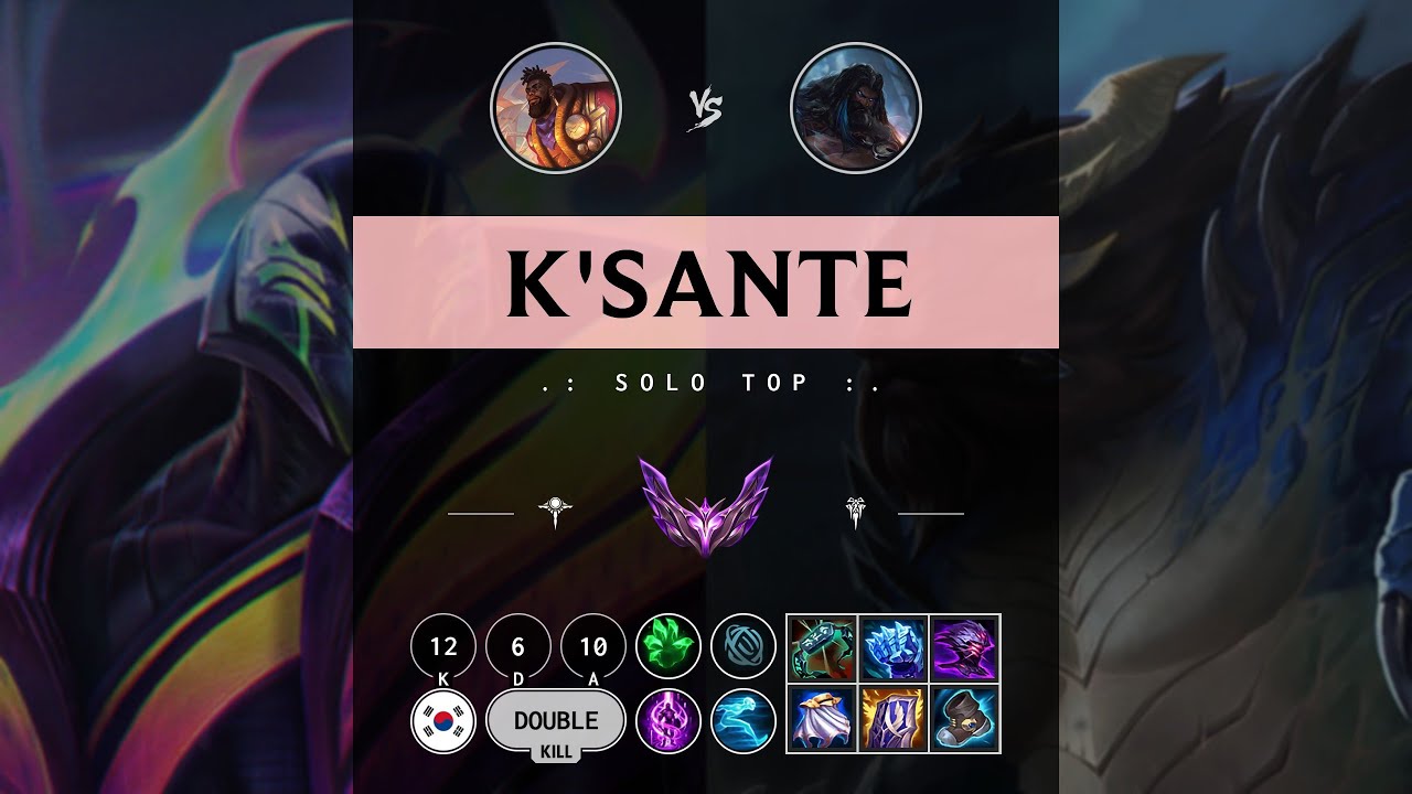 K'Sante Top vs Udyr - KR Master Patch 14.11