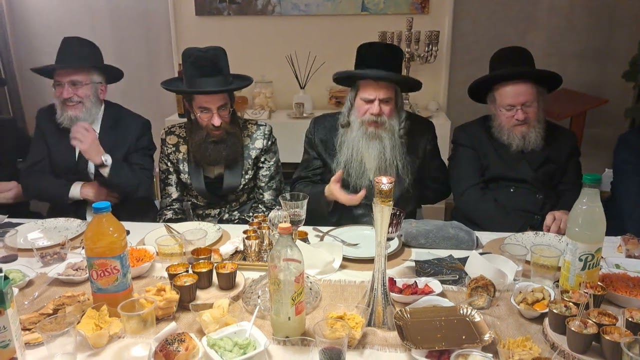 Réception en l'honneur du Admour de Koidinov chez le grand rabbin Weill (novembre 2025)
