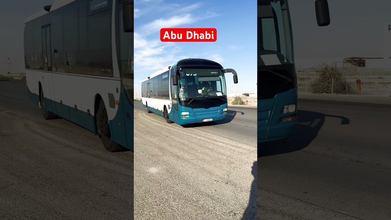 Abu Dhabi Local Bus Habshan #shorts