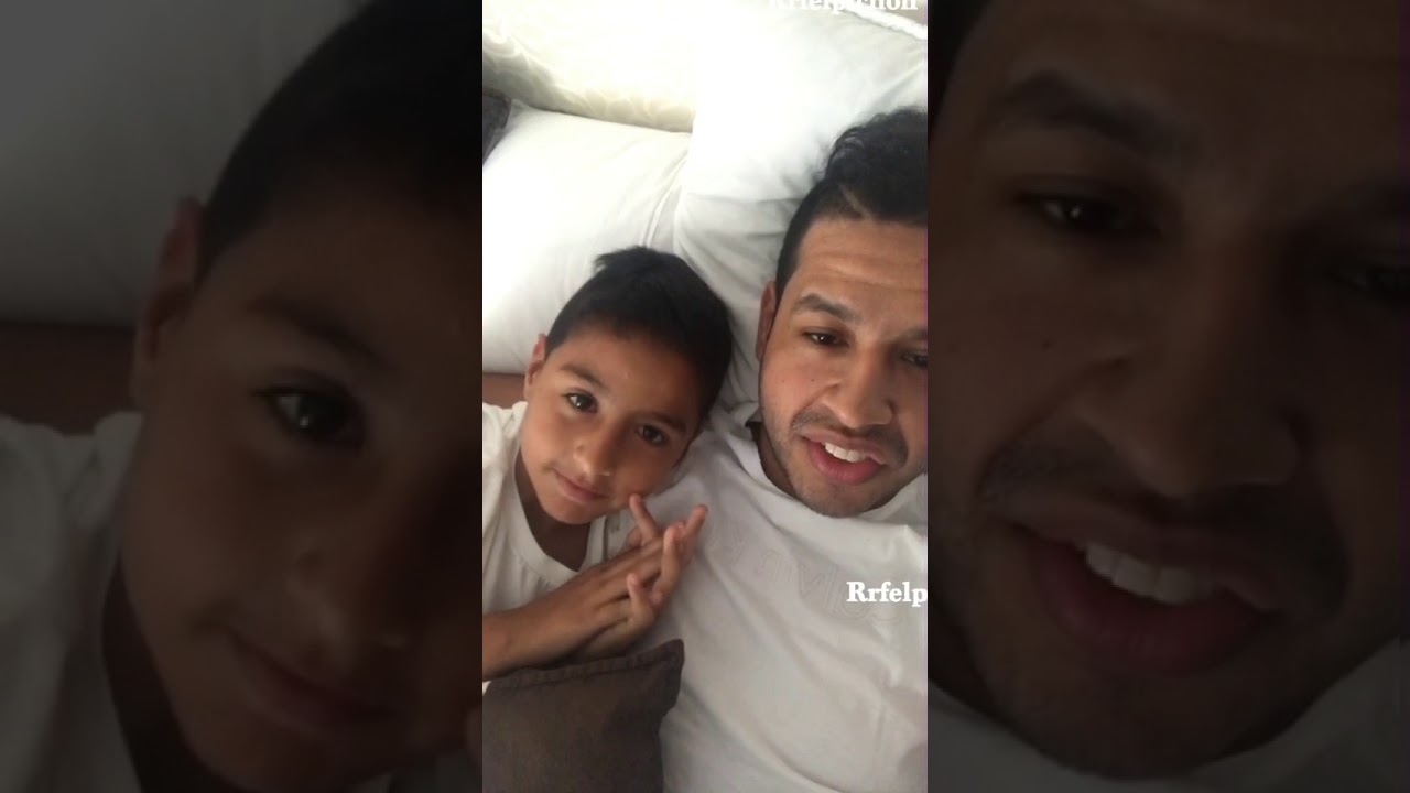 ultima transmisión en vivo de martin elias 11 de abril 2017, al lado de su hijo martin elias jr.