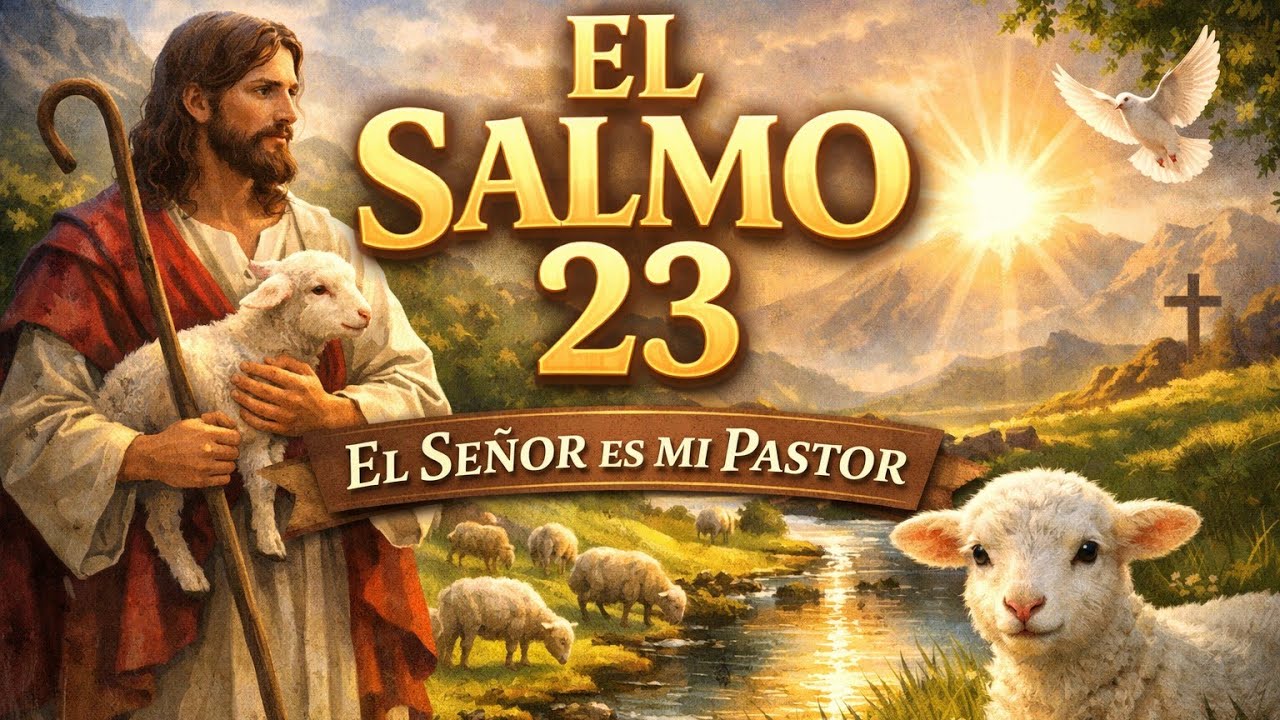 SALMO 23 – El Señor es mi Pastor | Poderosa Oración de Protección, Paz y Confianza en Dios