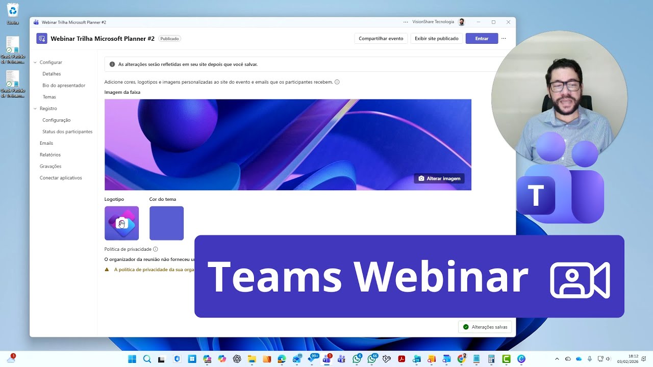 Webinars/Lives 💻 no Microsoft Teams: o que muda em relação a uma reunião/meeting tradicional?