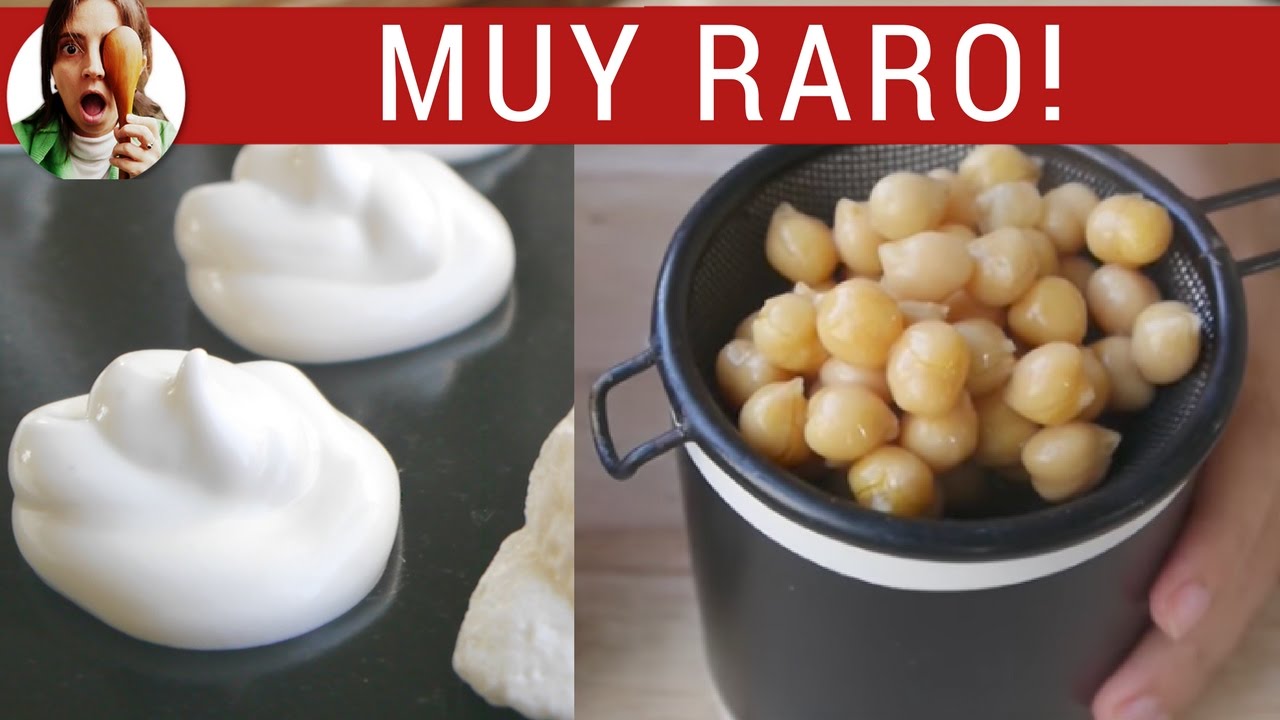 Merengue SIN huevo ¿con agua de garbanzos? ¿DE VERDAD? #PuedeFallar