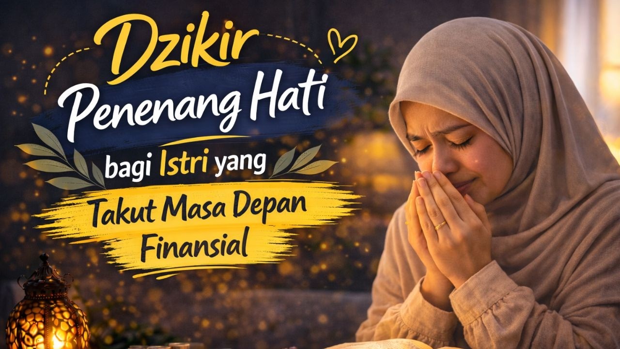 Hilangkan Rasa Cemas! Dzikir Penenang Hati bagi Istri yang Takut Masa Depan Finansial