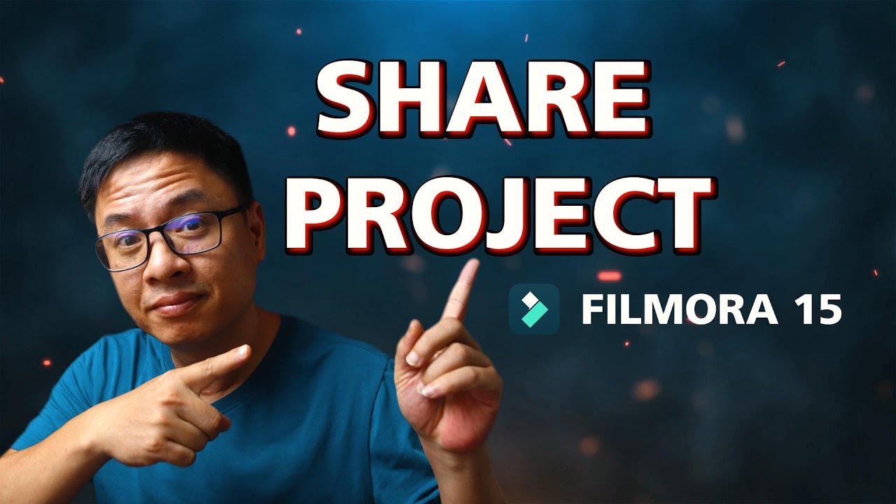 Как поделиться проектом Filmora 15 с другими людьми