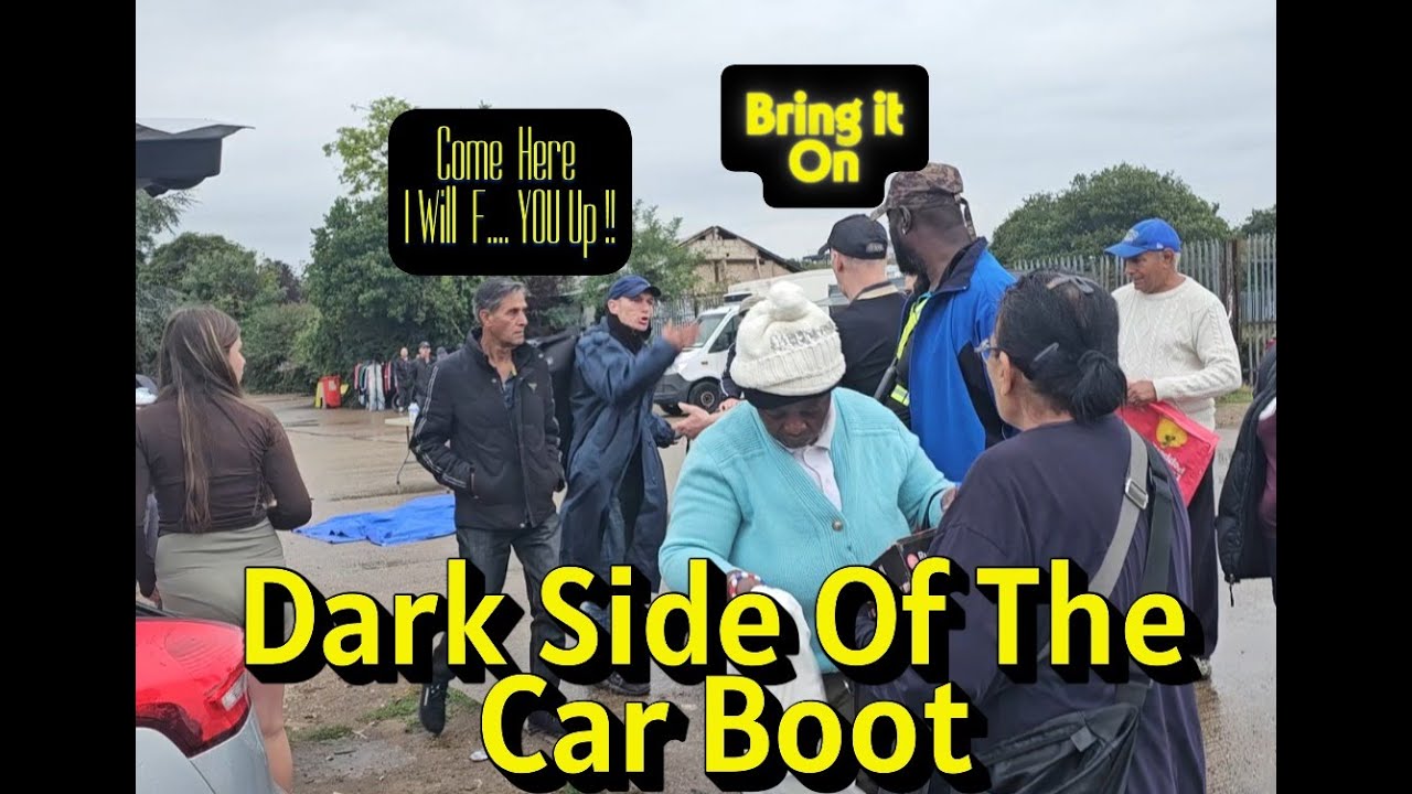 BIG FIGHT Hounslow CAR BOOT, Dark Side of the Re-Selling WORLD, and FREE ITEMS from ARGOS
