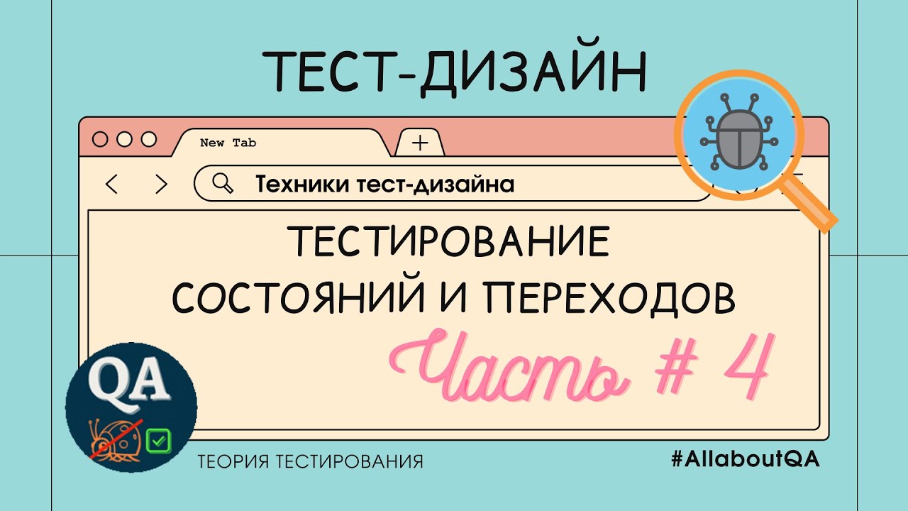 Техники тест-дизайна | Тестирование состояний и переходов. Часть #4