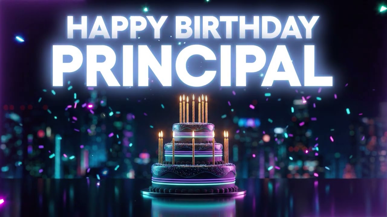 Happy Birthday Principal Song 🎂 The Original Melody