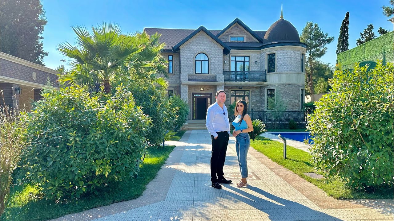 Mərdəkanın ən prestijli yerdə bağlı baxçalı villa satılır +994552206757