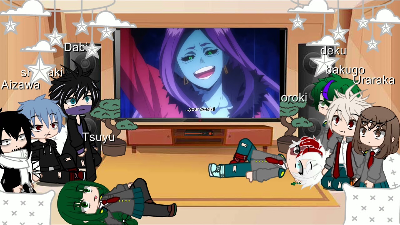 •~Mha react to Himko Toga~•