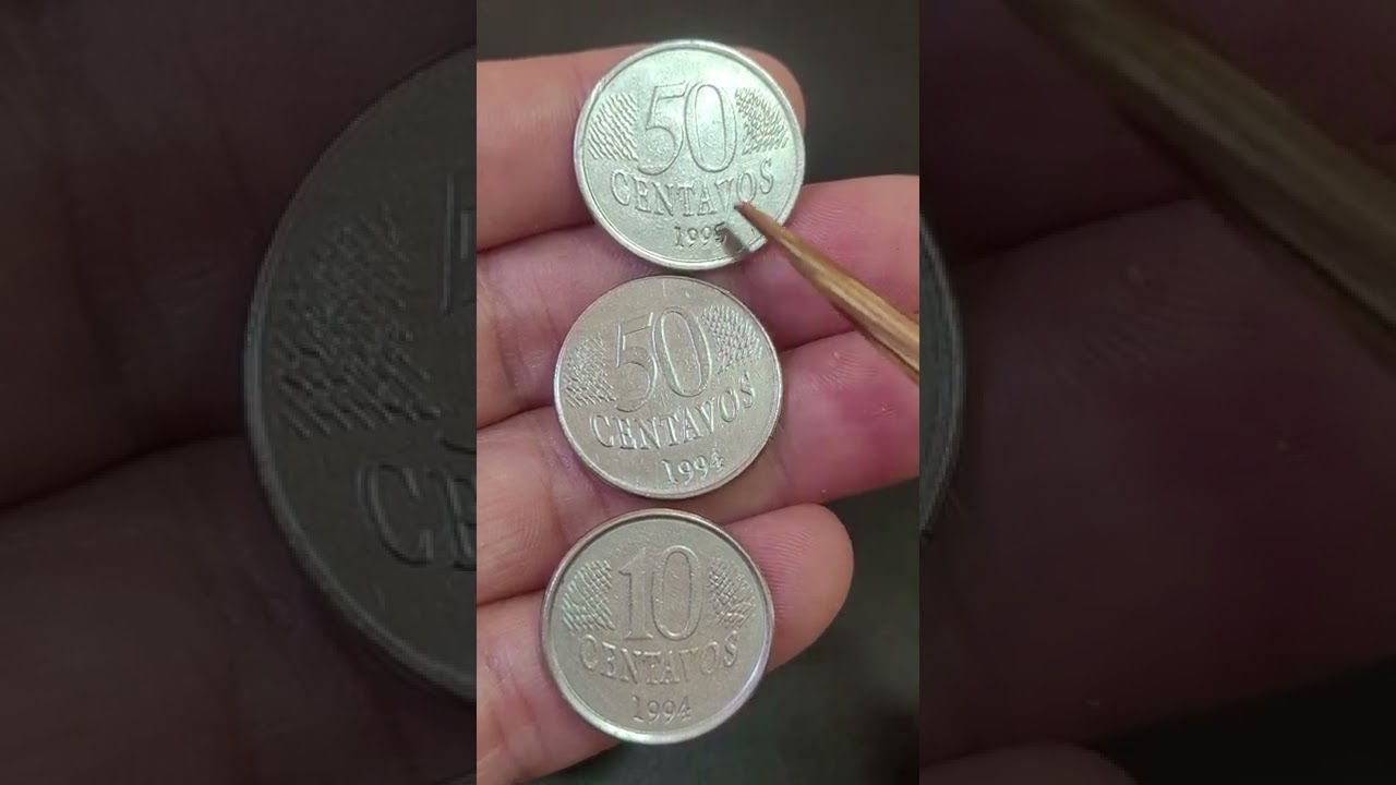 💫  VALIOSA MOEDA DE 50 CENTAVOS 1994 VALOR DE 350 REAIS QUE AGREGAM BONS VALORES PARA COLECIONADORES