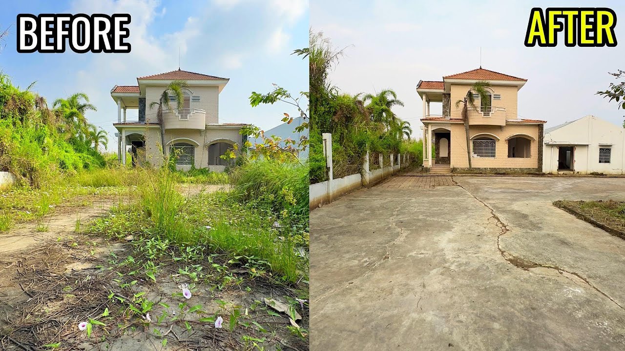 The Process of Cleaning Up an Abandoned Million Dollar Mansion in Detail From Start to Finish