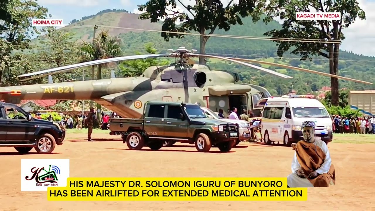 BUNYORO KING D.R SOLOM0N AGUTAMBA AIRLIFTED TO KAMPLA FOR EXTENDED MEDICATION-OKWIRI MUGENYI RUCUNYA