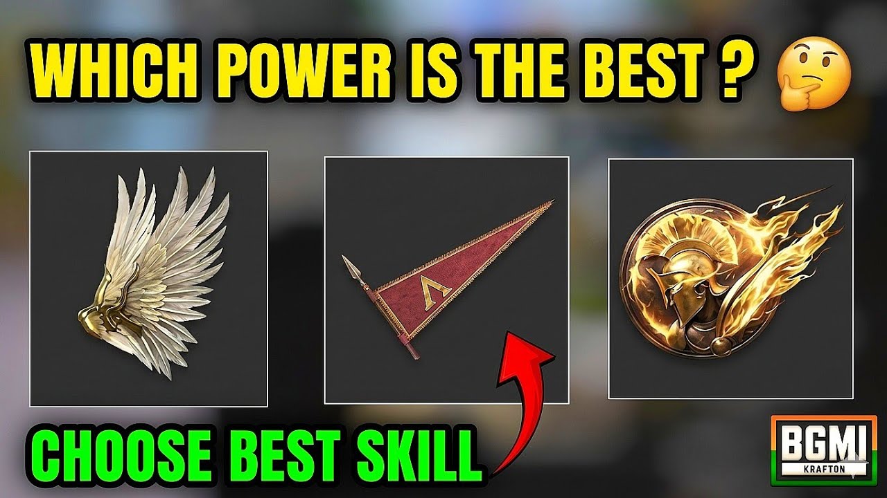 Which Power Is Best In BGMI? | BGMI New Update Abilities | BGMI New Update