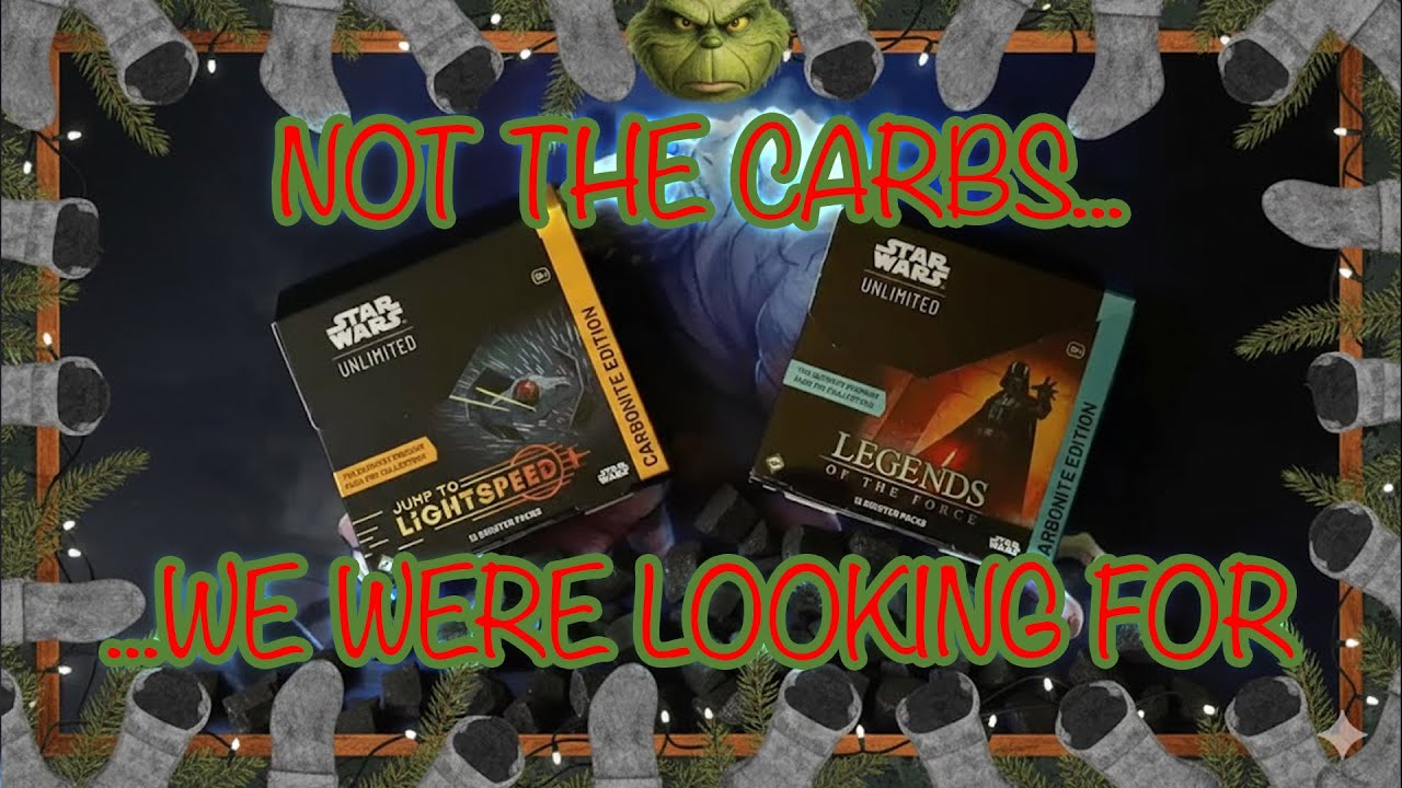 I got lumps of Carbonite for Christmas :( Star Wars Unlimited