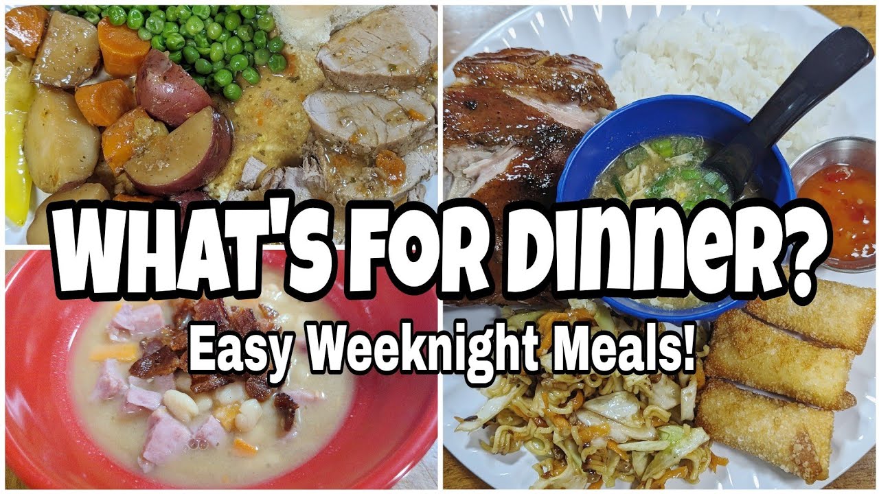 WHAT'S FOR DINNER? • Easy and Delicious Weeknight Dinners • ONE  POT MEALS • Budget Friendly Dinners