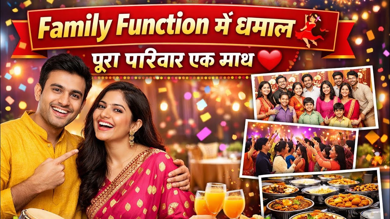 	Family Function में धमाल 💃 | पूरा परिवार एक साथ ❤️
