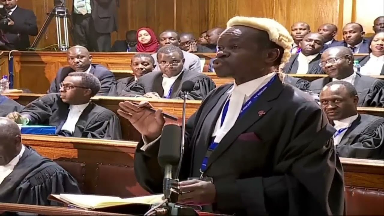 PLO Lumumba Mesmerized Kenyan Supreme Court Judges with his eloquence in Law