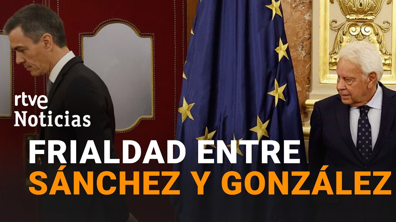 DESAVENENCIAS entre GONZÁLEZ y el PSOE | FRÍO SALUDO entre el EXPRESIDENTE y Pedro SÁNCHEZ | RTVE