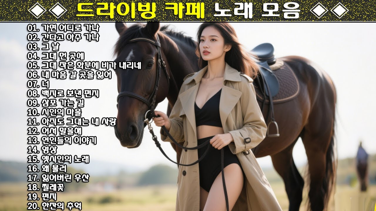 ◈◈ 드라이빙 카페 노래 모음 ◈◈