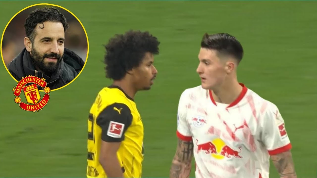 Benjamin Sesko vs BORUSSIA DORMUND | BEAST | Impressed Ruben Amorim | MAN UNITED TARGET 🔴
