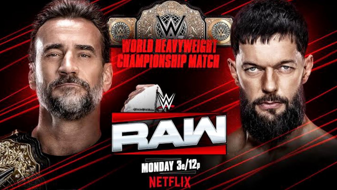 Cm Punk vs Finn Balor, World Heavyweight Championship, WWE Raw #wwe #cmpunk #finnbalor #wweraw