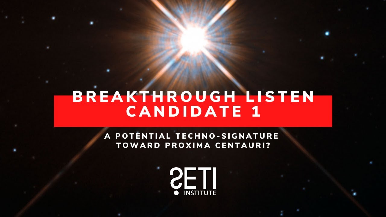 Breakthrough Listen Candidate 1: Detection and Characteristics