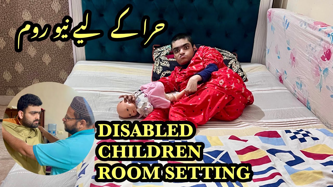 Disabled person room setting