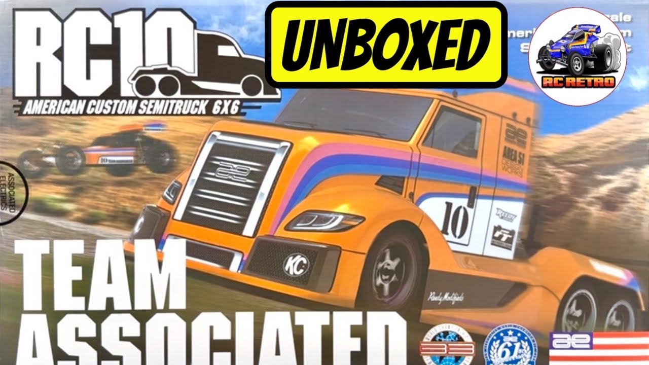 Hate It Or Love It? Unboxing The Team Associated RC10 American Custom Semitruck 6x6.