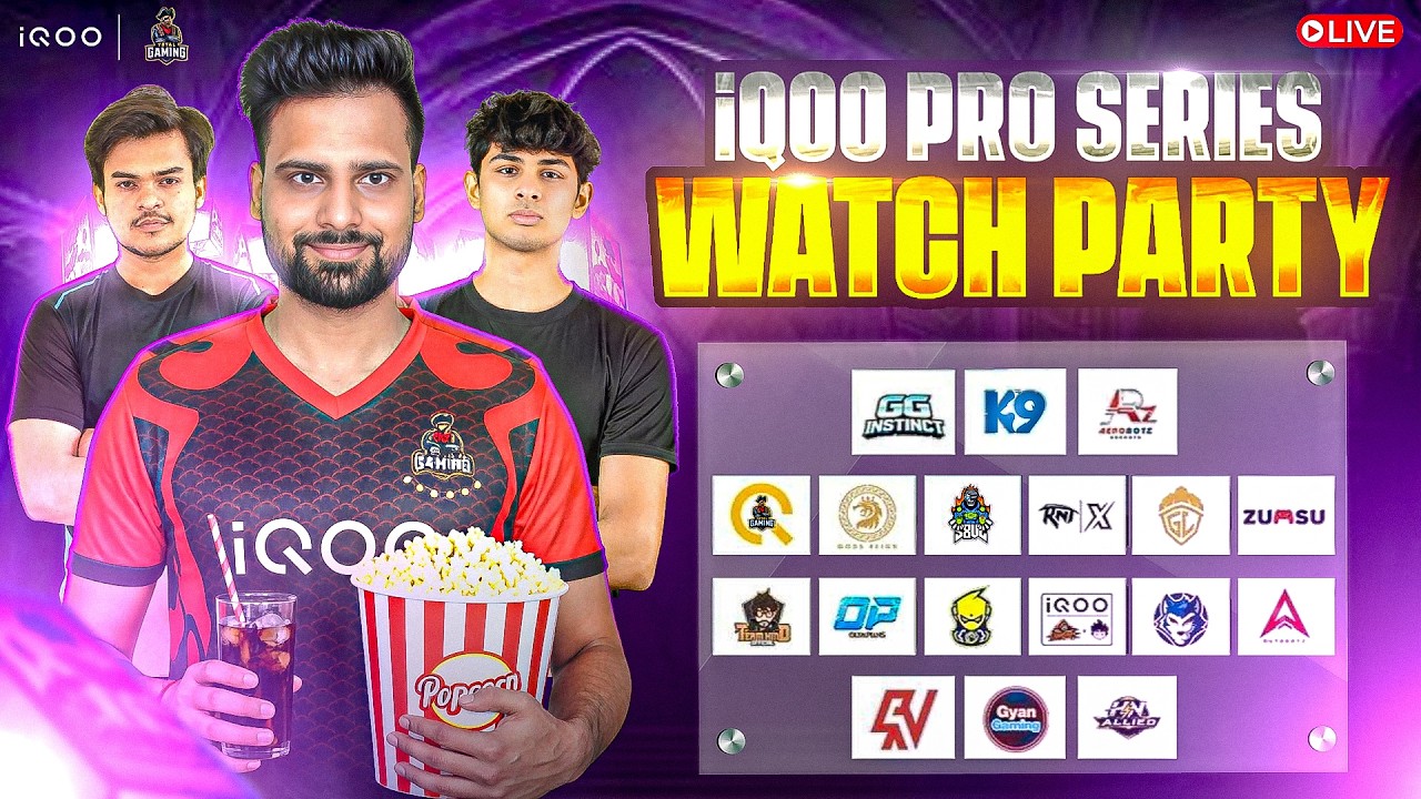 IQOO PRO SERIES WATCHPARTY WITH TG FOZAJAY | #iQOOTG #iQOOZ11x