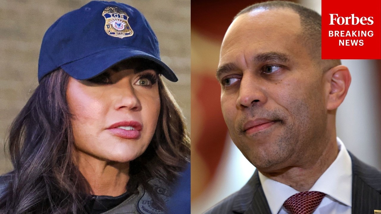 'Good Riddance': Hakeem Jeffries Reacts After Kristi Noem Ousted As DHS Secretary By Trump