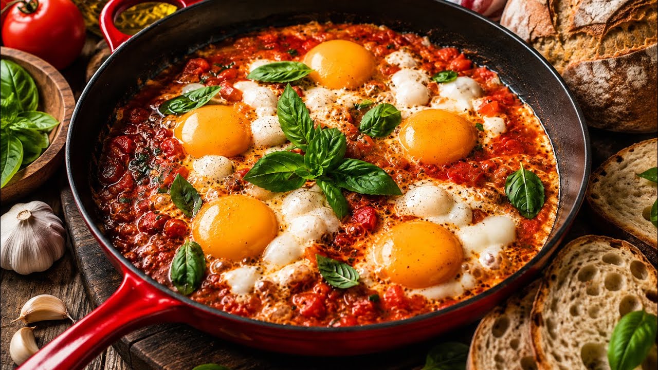 When I don't want leftovers I make this single serve shakshuka Mom's recipe