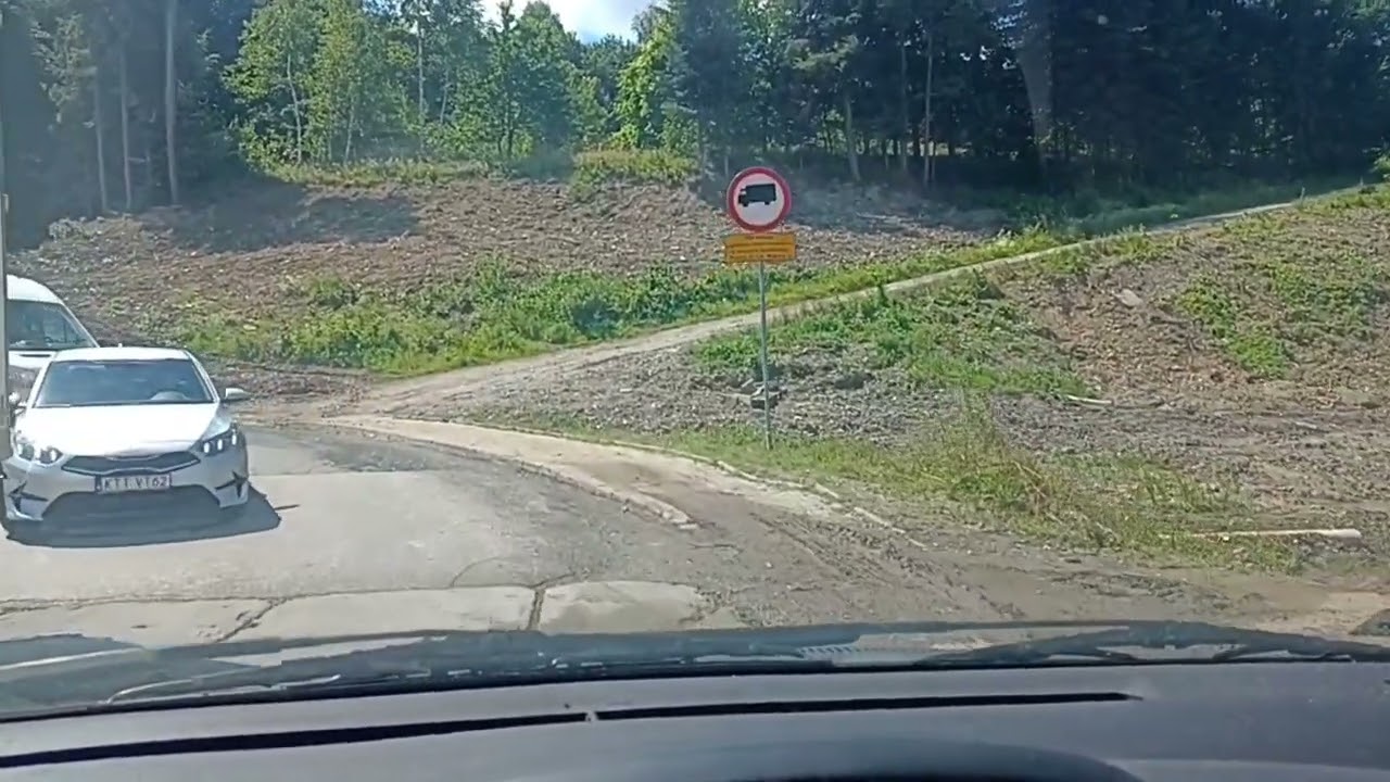 Objazd w Mszanie Dolnej
