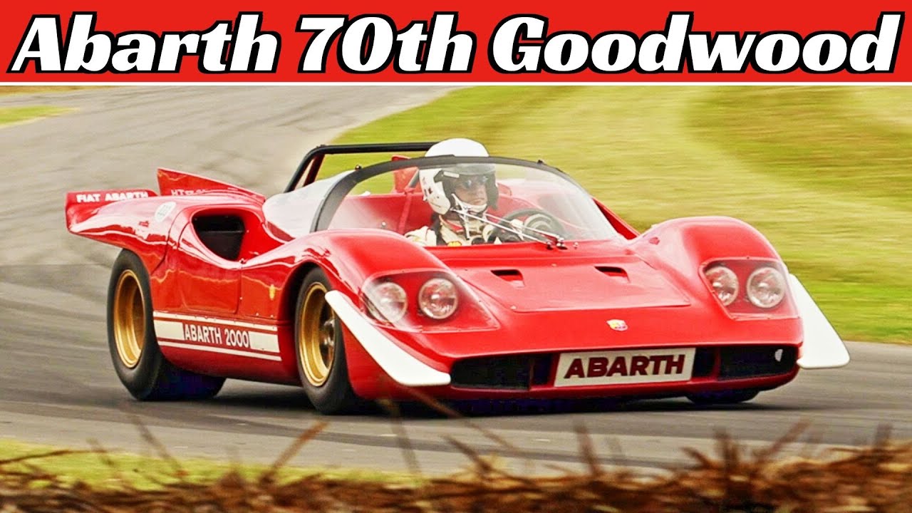 Abarth 70th Anniversary - Sport Prototypes Highlights - Goodwood Festival of Speed (FOS)