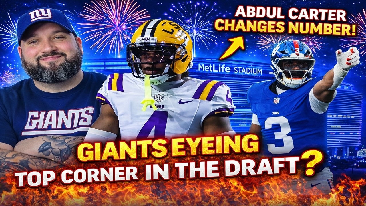 GIANTS SHOCK PICK AT #5?! Top CB Mansoor Delane Is REAL 👀