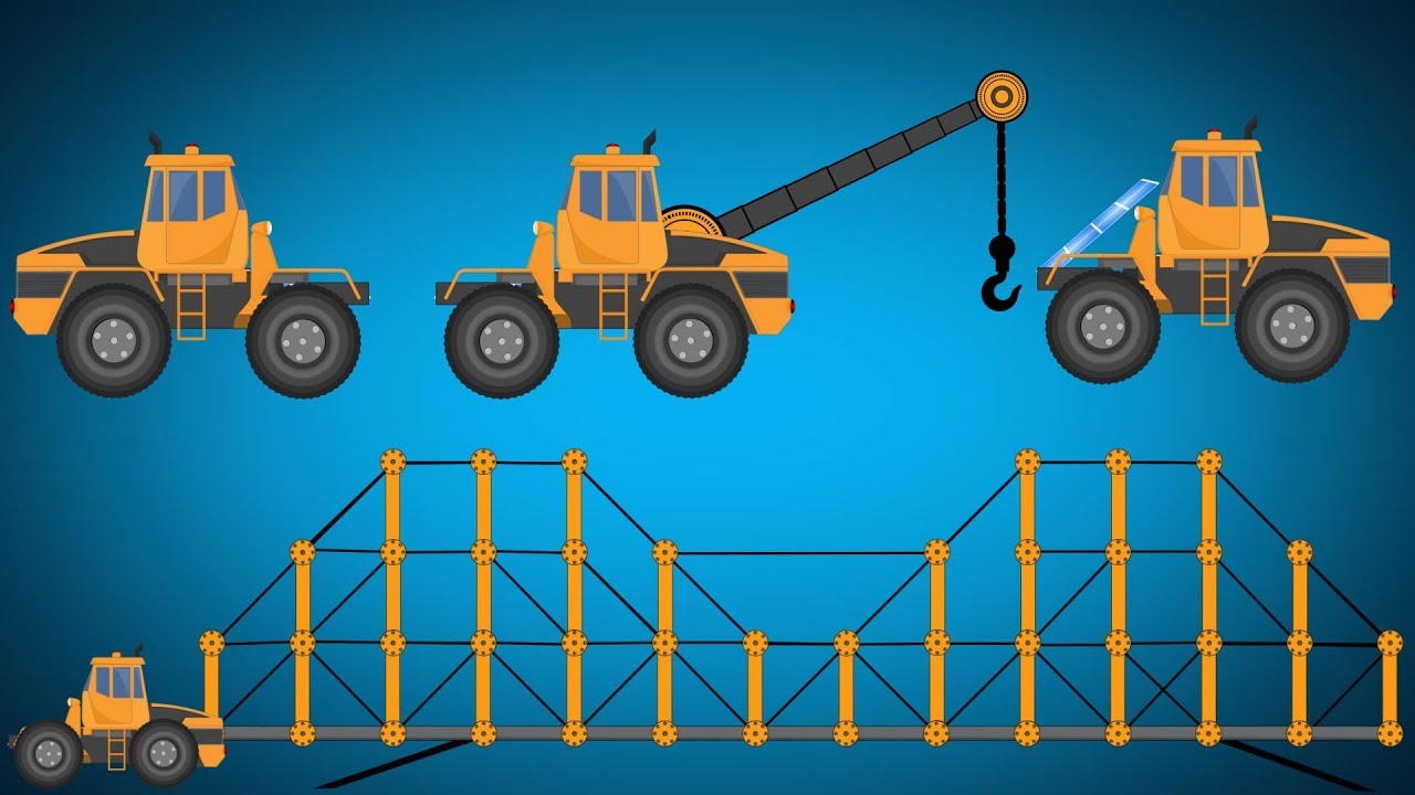 Kids TV Channel | Transformer | Bridge | Solar Electric Truck| Tow Truck|  Futuristic Vehicles