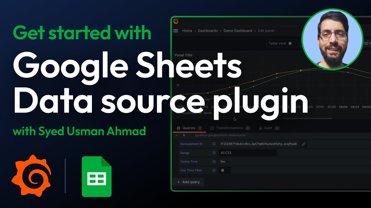 Getting Started with Google Sheets Data Source Plugin - Visualize your Spreadsheets | Grafana