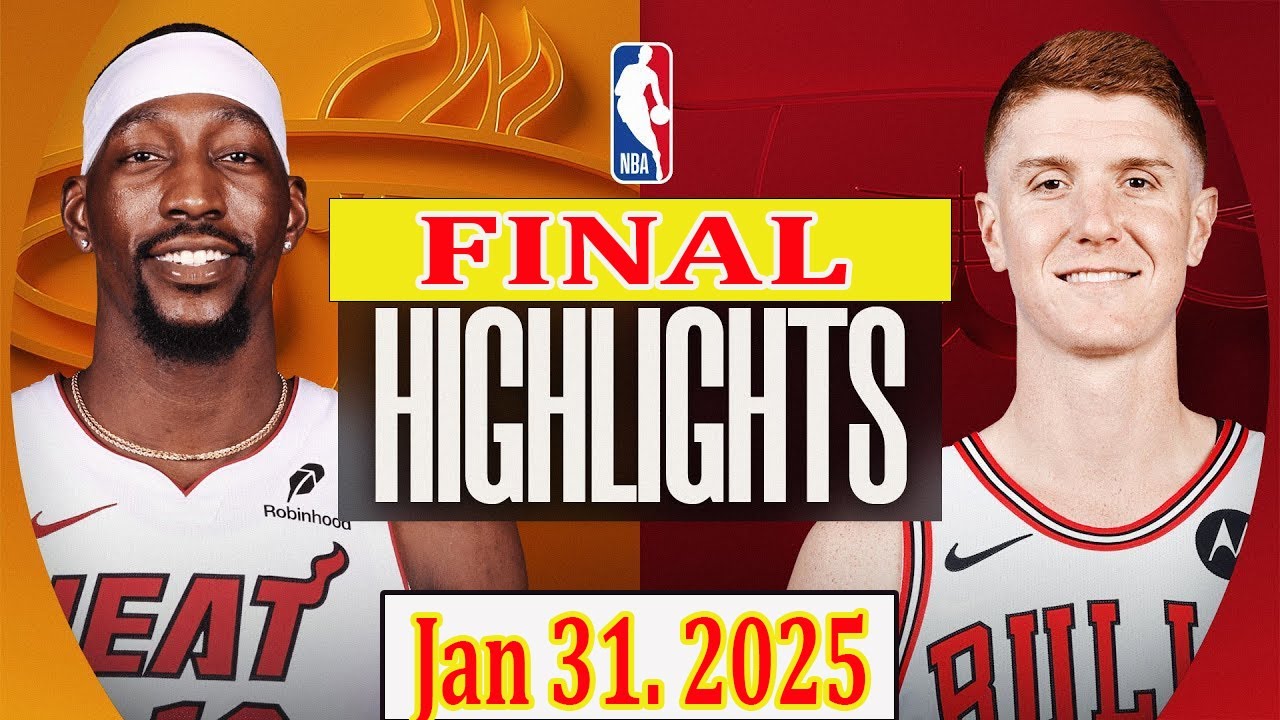 Miami Heat vs Chicago Bulls FINAL Qtr Jan 31. 2025 Highlights | NBA