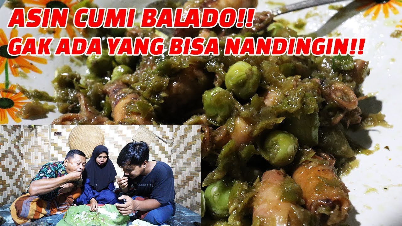 SERIUSAN ENAK BANGET! IKAN ASIN CUMI LADO HIJAU!! #BUKABARENG